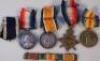 A WWI medal group awarded to 212586 W.H TOULMIN L.S.R.N