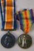 A WWI medal group awarded to DM2-171866 PTE. E.S BONNETT A.S.C