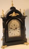 A 19thC bracket clock