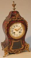 A 19thC French boule mantel clock