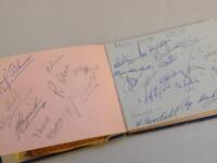 A quantity of football autographs