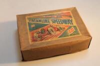 A mid 20thC Streamline Speedway E50 tin plated car set