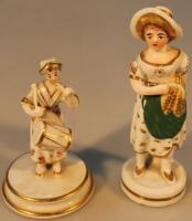 Two various 19thC earthenware figures