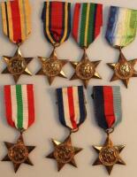 A quantity of WWII medals