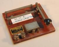 A WWII issue buzzer practice Morse Code machine