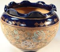 An early 20thC Royal Doulton Slater's patent jardiniere