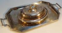 An early 20thC silver plated tea tray