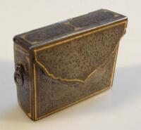 A 19thC white metal box