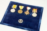 Lincolnshire Regiment Queens South Africa and WWI medal group