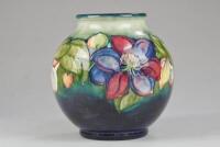 A Moorcroft spherical vase