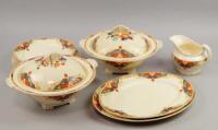 A 1930s part dinner service