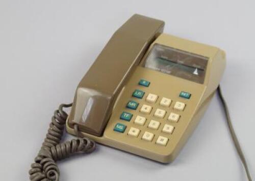 A British Telecom Septor 120MF telephone with digital read out.