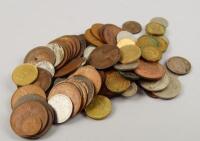 A selection of Georgian and later GB coins.