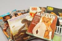 A selection of vintage glamour magazines