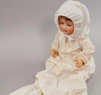 An early 20thC Koppelsdorf bisque head doll