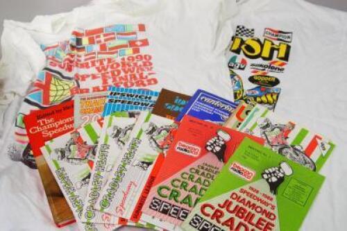 A selection of Speedway programmes and books