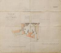 A drawing plan of an estate in the town of Spalding