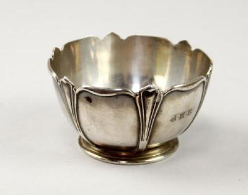 An Art Nouveau silver sugar bowl