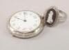 A Continental early 20thC keyless fob watch