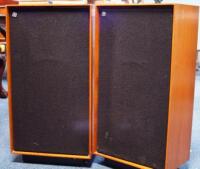 A pair of Moundaunt-Short floor standing loud speakers