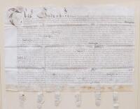A 19thC indenture relating to Lincolnshire