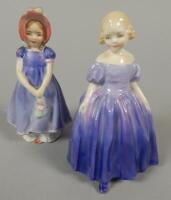 Two Royal Doulton porcelain ladies