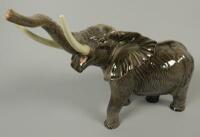 A large Beswick pottery elephant