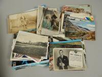 A large quantity of loose postcards