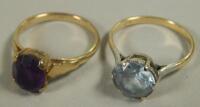 Two dress rings