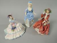 Three Royal Doulton figures