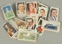 A large quantity of cigarette cards