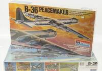 Two Monogram model kit planes