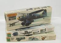 Three Matchbox model aircraft kits