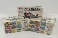 Seven Monogram model aircraft kits