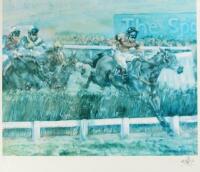 After Clare E Burton. Limited edition print entitled Dawn Run