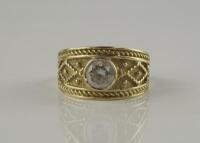 A 14ct gold dress ring