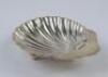 An Edwardian silver shell butter dish