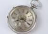 A late Victorian gentleman's silver pocket watch by Kaltenbach of Neath