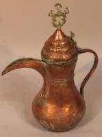 A late 19th/early 20thC copper Ottoman pitcher