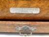 An Edwardian oak stationery cabinet - 4