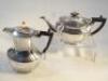 An Edwardian silver harlequin tea service - 2