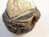 A Victorian snuff box the main body probably a nut kernel - 3
