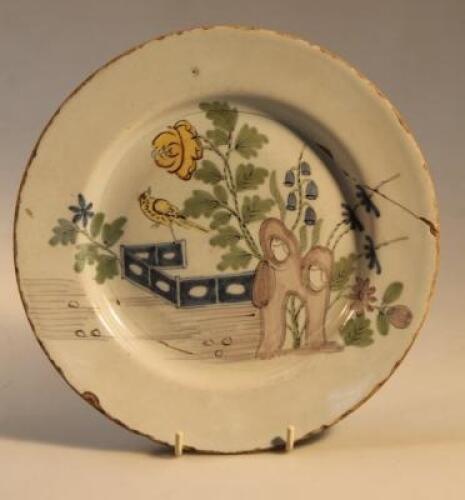 An 18thC Delft plate