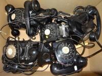 A quantity of mid 20thC and later telephone sets