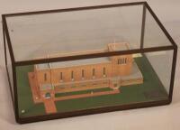 A mid 20thC maquette model of St Gabriel's Church Fullbrook