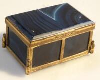 An early 20thC jewellery casket