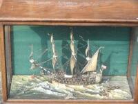 A model of a warship Jonas