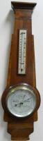 A mahogany cased barometer by Short & Mason of London