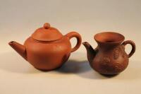 A Chinese redware teapot