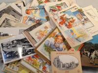 A quantity of early 20thC postcards and other ephemera